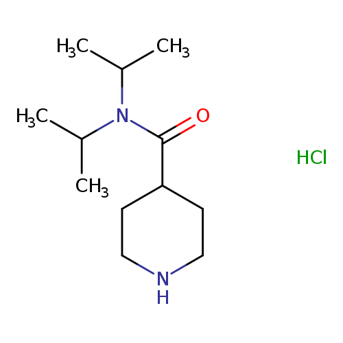 N,N-Bis(propan-2-yl)piperidine-4-carboxamide hydrochloride
