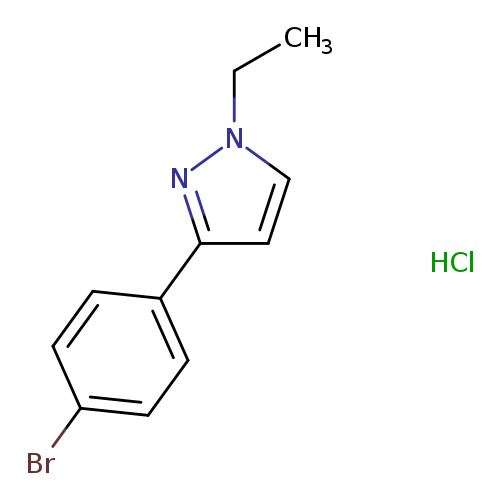 3-(4-Bromophenyl)-1-ethyl-1H-pyrazole HCl