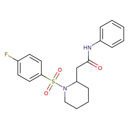 2-[1-(4-fluorobenzenesulfonyl)piperidin-2-yl]-N-phenylacetamide
