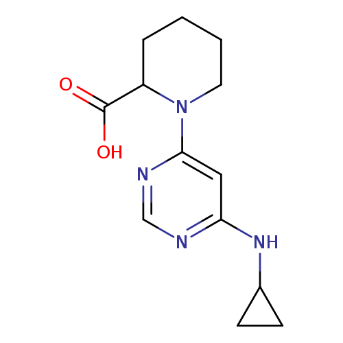 1-(6-CyclopropylaMino-pyriMidin-4-yl)-piperidine-2-carboxylic acid