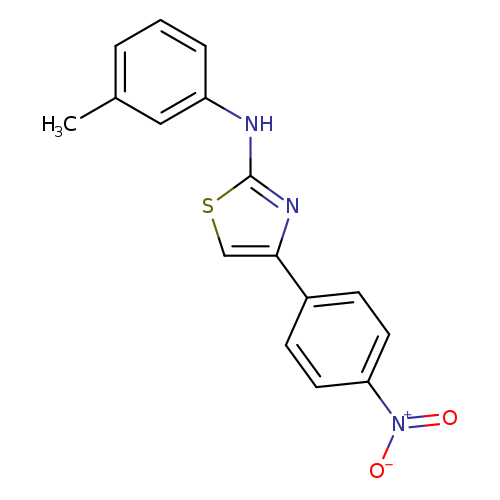 N-(3-methylphenyl)-4-(4-nitrophenyl)-1,3-thiazol-2-amine