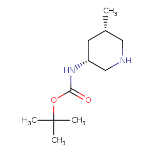 Carbamic acid， N-[(3R，5S)-5-methyl-3-piperidinyl]-， 1，1-dimethylethyl ester