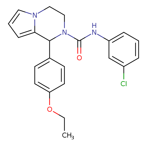 N-(3-chlorophenyl)-1-(4-ethoxyphenyl)-1H,2H,3H,4H-pyrrolo[1,2-a]pyrazine-2-carboxamide