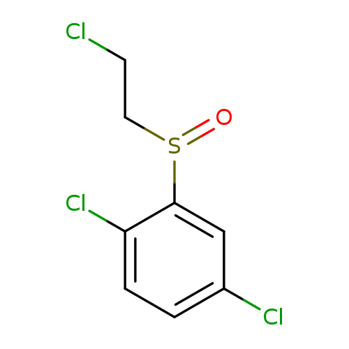 1,4-dichloro-2-(2-chloroethanesulfinyl)benzene