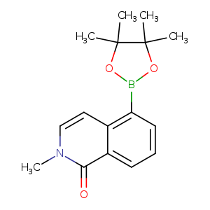 2-methyl-5-(tetramethyl-1,3,2-dioxaborolan-2-yl)-1,2-dihydroisoquinolin-1-one