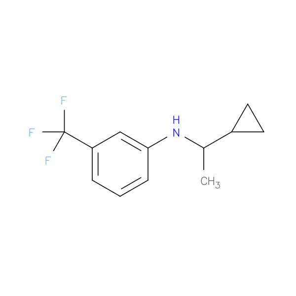 N-(1-Cyclopropylethyl)-3-(trifluoromethyl)aniline
