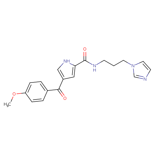 N-[3-(1H-imidazol-1-yl)propyl]-4-(4-methoxybenzoyl)-1H-pyrrole-2-carboxamide