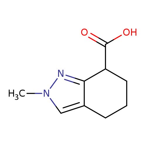 2-methyl-4,5,6,7-tetrahydro-2H-indazole-7-carboxylic acid