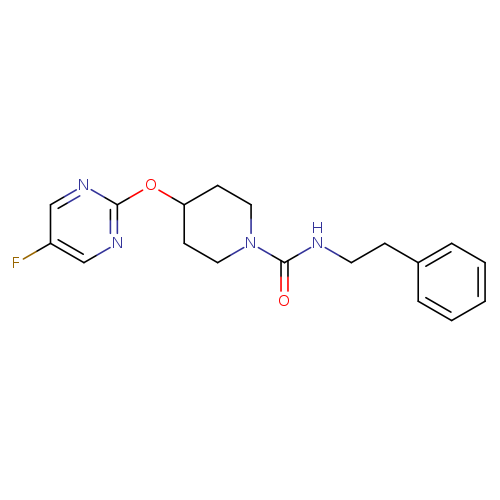 4-[(5-fluoropyrimidin-2-yl)oxy]-N-(2-phenylethyl)piperidine-1-carboxamide