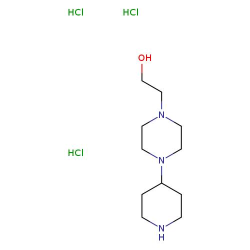 2-[4-(4-piperidinyl)-1-piperazinyl]ethanol trihydrochloride