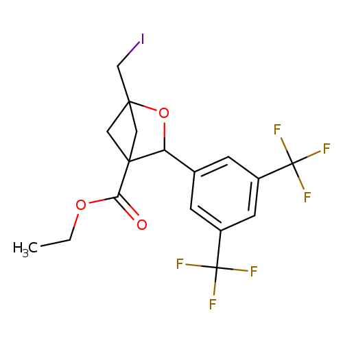 ethyl 3-[3,5-bis(trifluoromethyl)phenyl]-1-(iodomethyl)-2-oxabicyclo[2.1.1]hexane-4-carboxylate