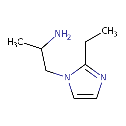 1-(2-ethyl-1H-imidazol-1-yl)propan-2-amine