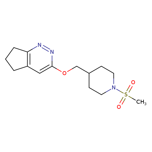 4-({5H,6H,7H-cyclopenta[c]pyridazin-3-yloxy}methyl)-1-methanesulfonylpiperidine