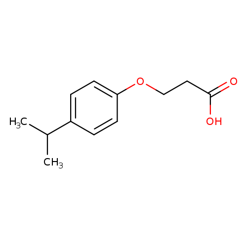 3-[4-(propan-2-yl)phenoxy]propanoic acid