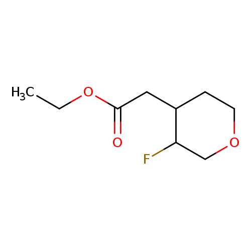 ethyl 2-(3-fluorotetrahydro-2H-pyran-4-yl)acetate