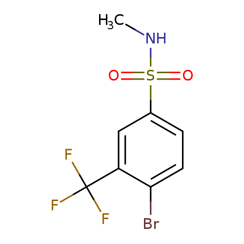 N-Methyl 4-bromo-3-trifluoromethylbenzenesulfonamide