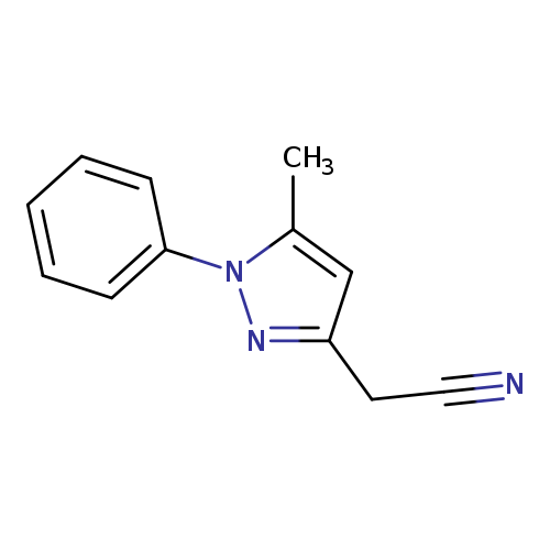 2-(5-methyl-1-phenyl-1H-pyrazol-3-yl)acetonitrile