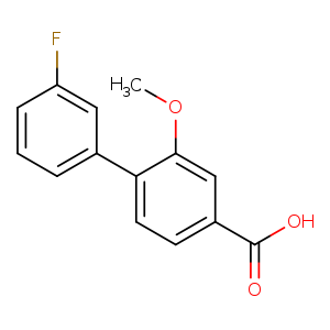 3'-Fluoro-2-methoxybiphenyl-4-carboxylic acid