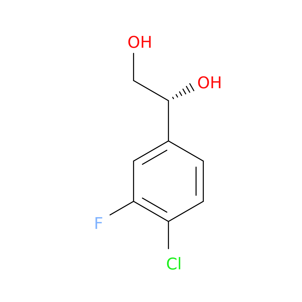(R)-1-(4-Chloro-3-fluorophenyl)ethane-1,2-diol