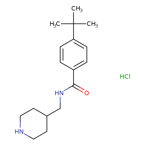 4-tert-butyl-N-[(piperidin-4-yl)methyl]benzamide hydrochloride