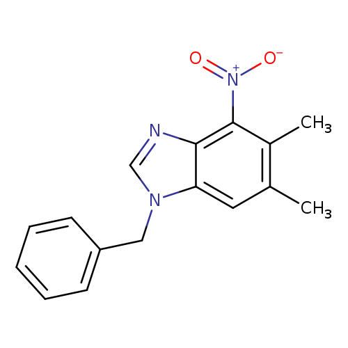 1-benzyl-5,6-dimethyl-4-nitro-1H-1,3-benzodiazole