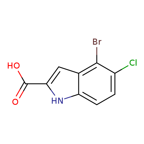 4-bromo-5-chloro-1H-indole-2-carboxylicacid