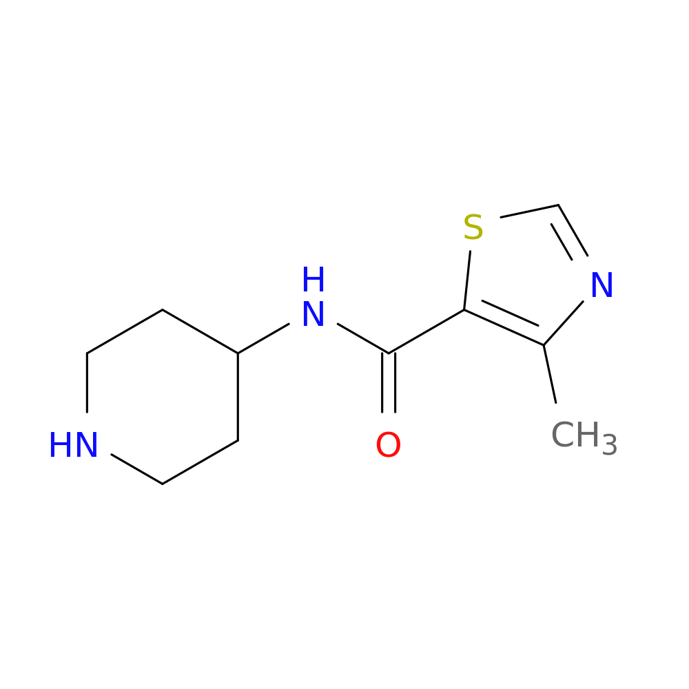 4-methyl-N-(piperidin-4-yl)-1,3-thiazole-5-carboxamide
