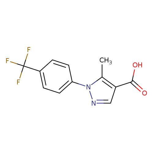 5-Methyl-1-(4-(trifluoromethyl)phenyl)-1H-pyrazole-4-carboxylic acid