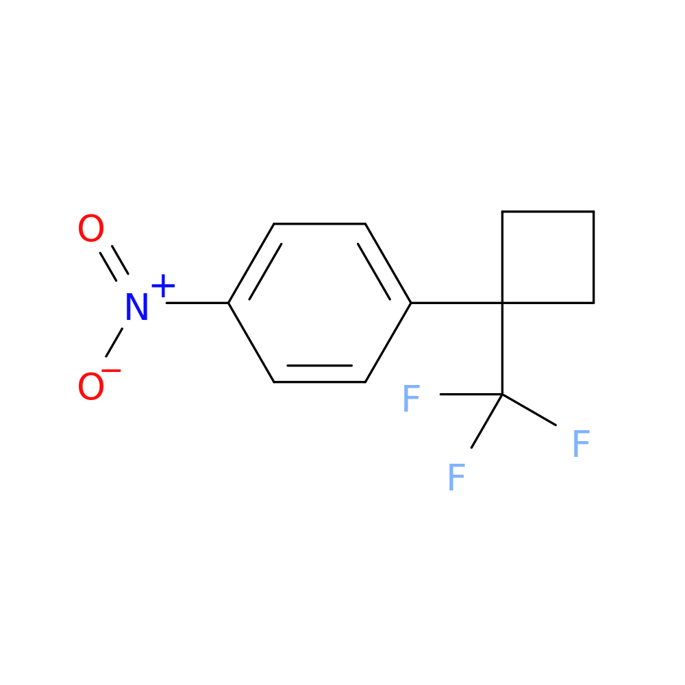 1-nitro-4-[1-(trifluoromethyl)cyclobutyl]benzene