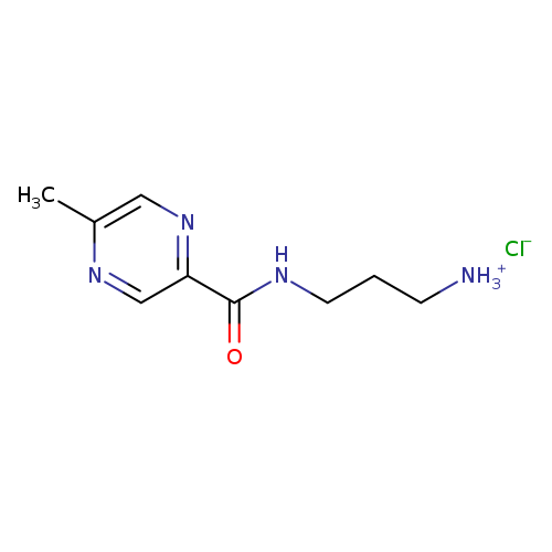 2-[(5-Methylpyrazine-2-carbonyl)amino]propylamine hydrochloride