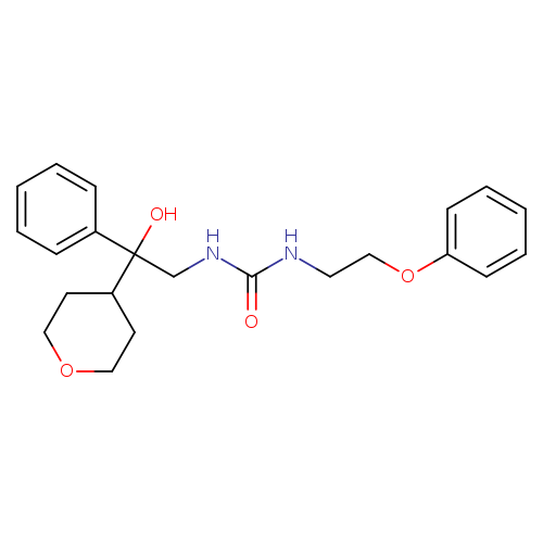 3-[2-hydroxy-2-(oxan-4-yl)-2-phenylethyl]-1-(2-phenoxyethyl)urea