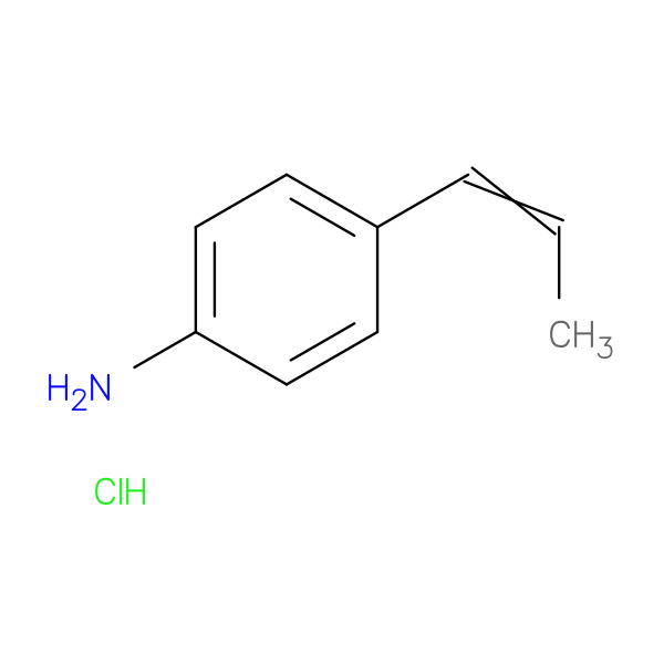 4-(Prop-1-en-1-yl)aniline hydrochloride
