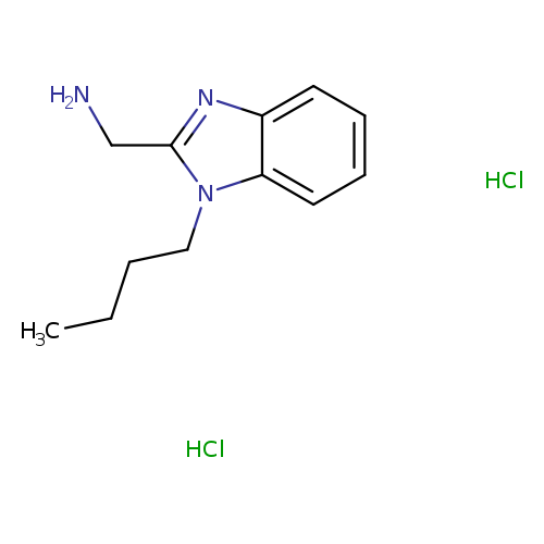 1-(1-butyl-1H-1,3-benzodiazol-2-yl)methanamine dihydrochloride