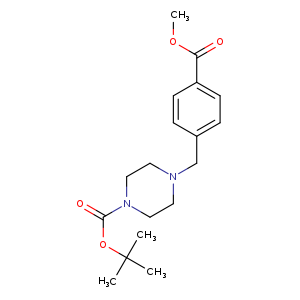 1-Piperazinecarboxylicacid, 4-[[4-(methoxycarbonyl)phenyl]methyl]-, 1,1-dimethylethyl ester