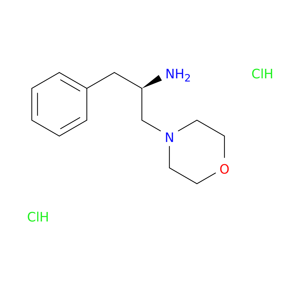 (R)-1-MORPHOLINO-3-PHENYLPROPAN-2-AMINE 2HCL