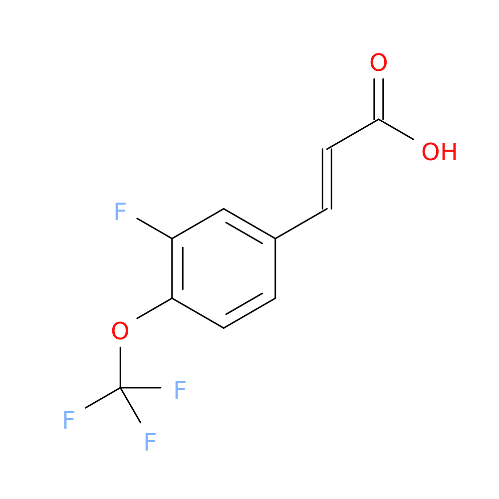 3-Fluoro-4-(trifluoromethoxy)cinnamic acid