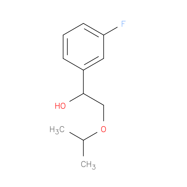 1-(3-fluorophenyl)-2-(propan-2-yloxy)ethan-1-ol