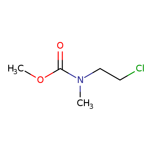 methyl N-(2-chloroethyl)-N-methylcarbamate