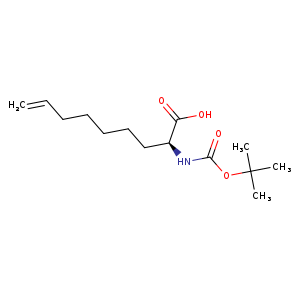 8-Nonenoic acid, 2-[[(1,1-dimethylethoxy)carbonyl]amino]-, (2S)-