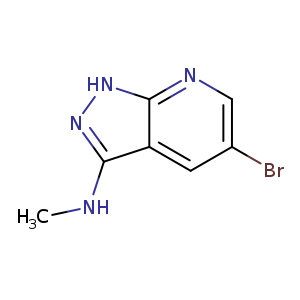 1H-Pyrazolo[3,4-b]pyridin-3-amine, 5-bromo-N-methyl-