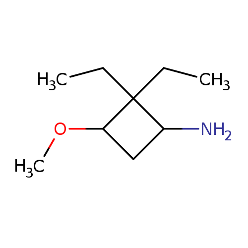 2,2-diethyl-3-methoxycyclobutan-1-amine