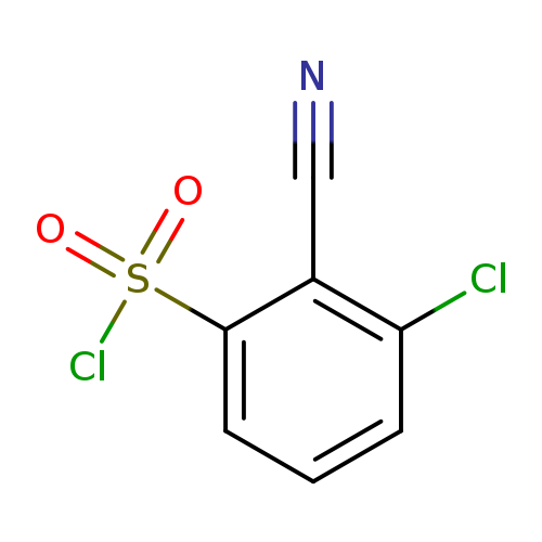 3-chloro-2-cyanobenzene-1-sulfonyl chloride
