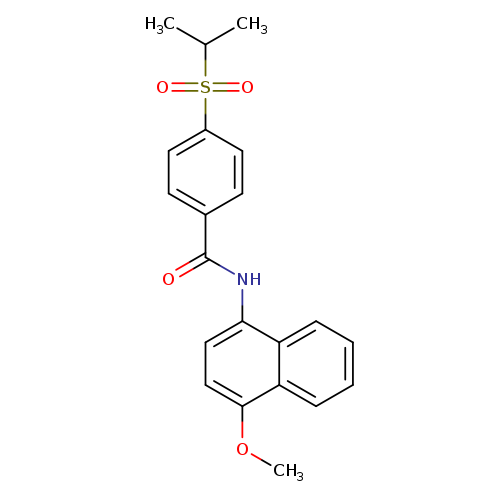 N-(4-methoxynaphthalen-1-yl)-4-(propane-2-sulfonyl)benzamide