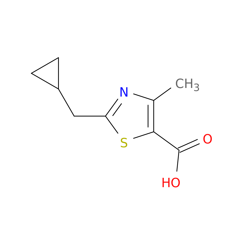 2-(cyclopropylmethyl)-4-methyl-1,3-thiazole-5-carboxylic acid
