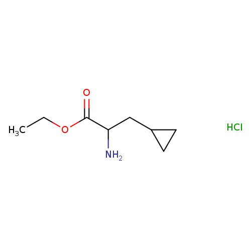 ethyl 2-amino-3-cyclopropylpropanoate hydrochloride