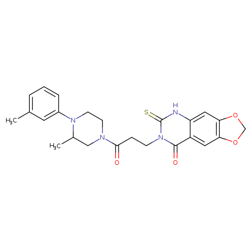 7-{3-[3-methyl-4-(3-methylphenyl)piperazin-1-yl]-3-oxopropyl}-6-sulfanylidene-2H,5H,6H,7H,8H-[1,3]dioxolo[4,5-g]quinazolin-8-one