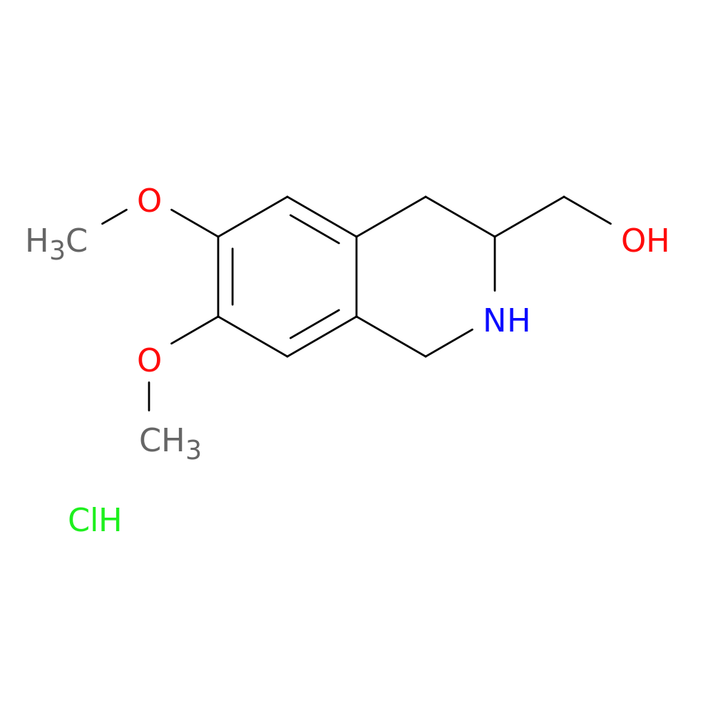 (6,7-Dimethoxy-1,2,3,4-tetrahydro-isoquinolin-3-yl)-methanol hydrochloride