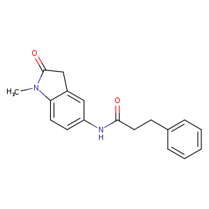 N-(1-methyl-2-oxo-2,3-dihydro-1H-indol-5-yl)-3-phenylpropanamide