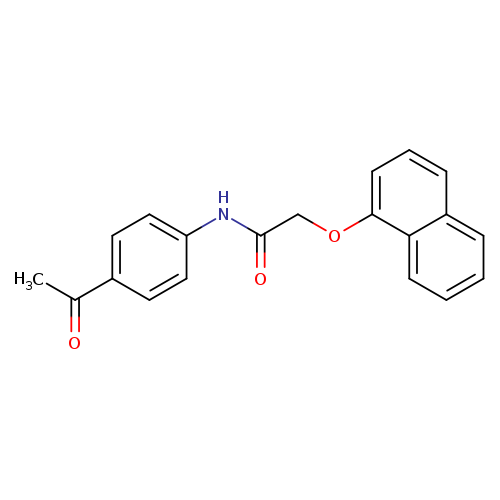 N-(4-acetylphenyl)-2-(1-naphthyloxy)acetamide