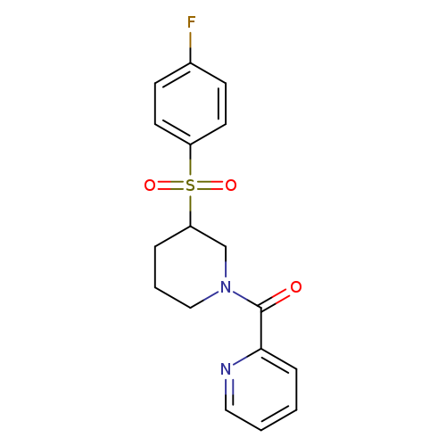2-[3-(4-fluorobenzenesulfonyl)piperidine-1-carbonyl]pyridine
